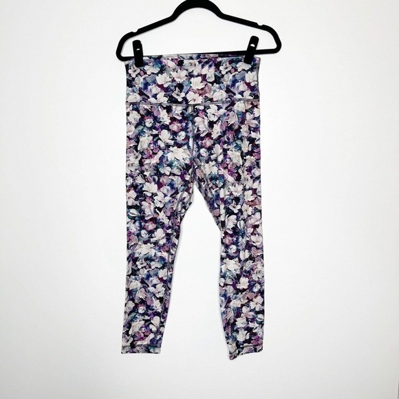Lululemon Align Crop 25" Utopia Multi Floral Leggings Women's Size 10 - Picture 3 of 5
